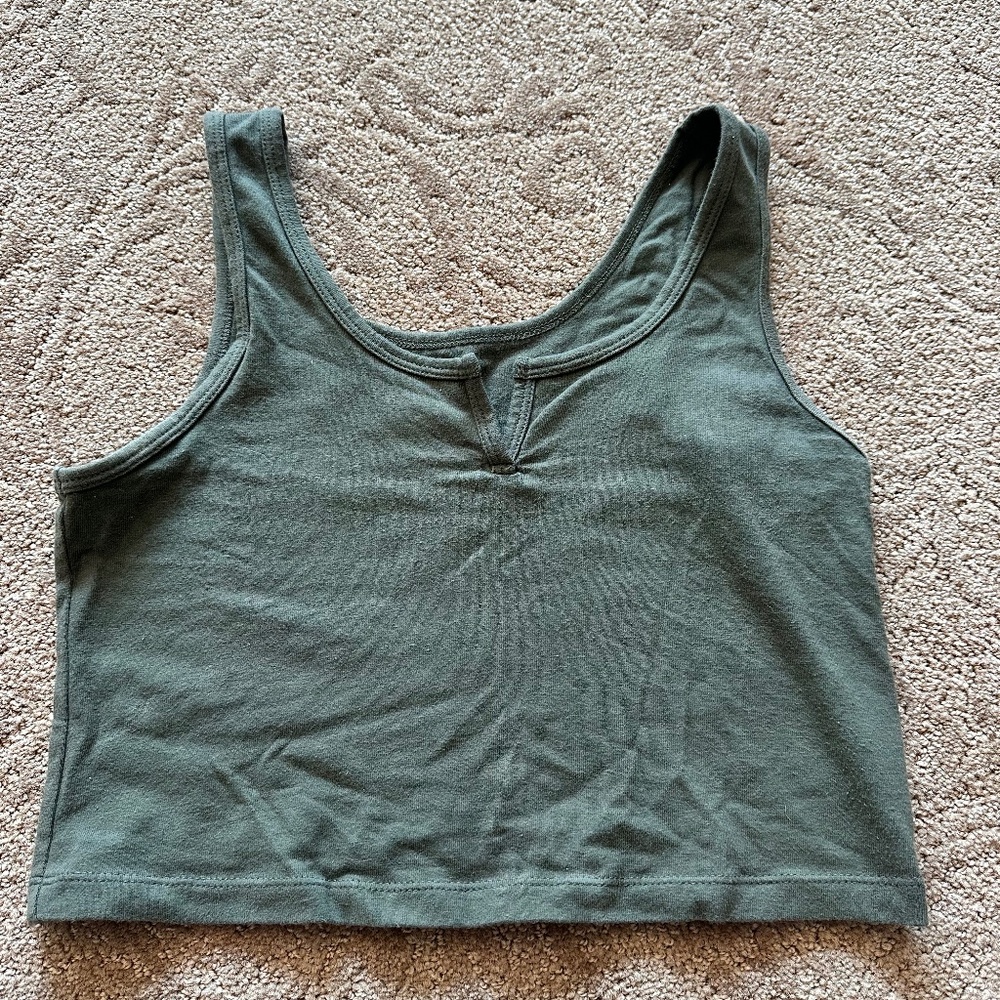 green wild fable tank top